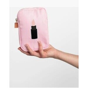 $38 Bloc Bags Mini Cosmetic Bag in Pink New 3